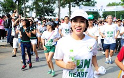 Mỹ Linh chạy bộ gây quỹ cho trẻ em nghèo bệnh tim bẩm sinh