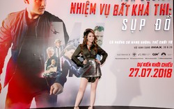 Lý Nhã Kỳ diện váy ngắn đi 'gặp' Tom Cruise