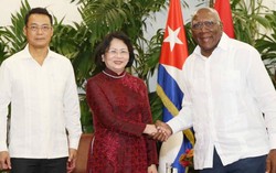 Phó Chủ tịch nước Đặng Thị Ngọc Thịnh hội đàm với Phó Chủ tịch Cuba