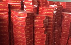Phát hiện gần 3.000 hộp mứt làm từ nguyên liệu trôi nổi