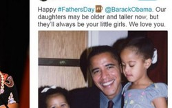 Bà Michelle Obama gửi những lời có cánh cho chồng nhân ngày của Cha