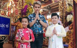 Quốc Thiên dẫn “trò cưng” dự cúng Tổ nghiệp