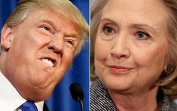 Donald Trump "lép vế" trước Hillary Clinton