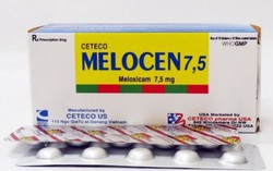 Thuốc trị khớp Ceteco Melocen 7,5 của Công ty Dược phẩm TƯ 3 bị thu hồi