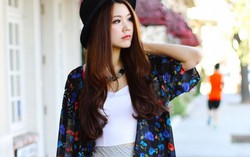 Rung động với áo khoác kimono