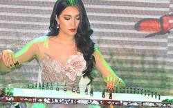 Lệ Hằng mang đàn tranh đi thi Hoa hậu Hoàn vũ 2016