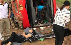 Lật xe trên đường cao tốc Pháp Vân - Cầu Giẽ: Nữ hành khách hoảng loạn kêu cứu