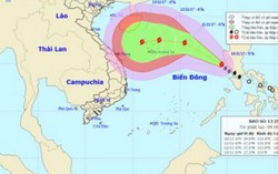 Bão số 13 vào biển Đông, dự báo tiếp tục mạnh thêm