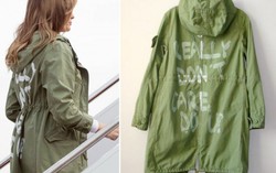 Mặc áo có chữ 'không quan tâm', bà Melania Trump gây tranh cãi khi đến thăm trẻ nhập cư