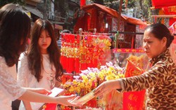 Phố Hàng Mã nhộn nhịp ngày giáp Tết