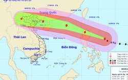 Thông tin mới về diễn biến và đường đi của siêu bão Mangkhut