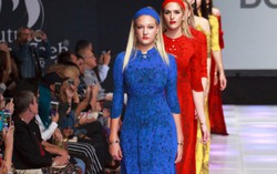 Áo dài Việt dát vàng lộng lẫy tại Tuần lễ thời trang New York Couture 