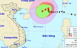 Bão số 6 tiếp tục tăng cấp và đổi hướng khó lường