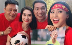 50 nghệ sĩ, hoa hậu, MC hát "Tôi yêu bóng đá" cổ vũ U23 Việt Nam 