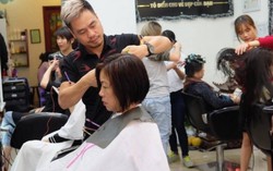 Gần Tết, dịch vụ làm tóc đẹp hút khách