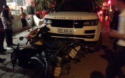 Trộm xe sang Range Rover, gây tai nạn liên hoàn ở Hà Nội