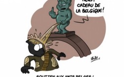Tintin và Manneken Pis 'đứng lên' chống khủng bố