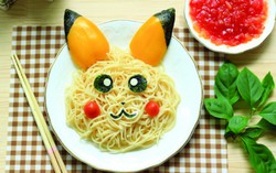 Trổ tài làm mỳ Ý Pikachu