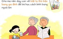 70 thói quen tốt trong việc nuôi dạy con