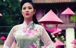 Ngọc Hân đẹp lung linh trong áo dài đa sắc