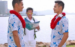 Hồ Vĩnh Khoa đến Hawaii kết hôn cùng bạn trai