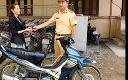 Bất ngờ nhận lại xe sau 8 năm bị trộm