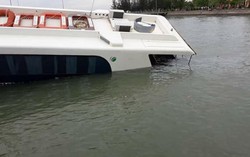 42 hành khách thoát nạn khi tàu cao tốc gặp sự cố trên biển Cần Giờ