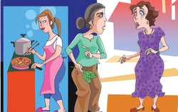 Sợ con gái vất vả làm dâu, mẹ thuê giúp việc đến nhà thông gia
