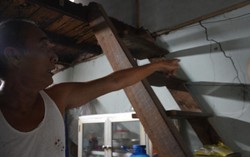 TPHCM: Nhiều nhà dân nứt, lún do làm công trình chống ngập