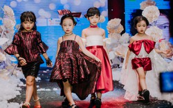 100 mẫu nhí tự tin sải bước trên sàn diễn