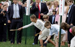 Gia đình ông Trump đón Lễ Phục sinh đầu tiên ở Nhà Trắng