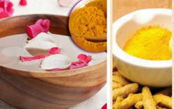 Da trắng sáng bất ngờ nhờ bột nghệ