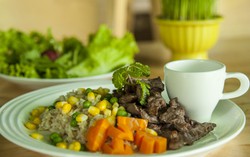 Trổ tài chế biến bữa ăn trưa dành cho người tập Gym và giảm cân