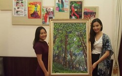 Lương Giang tự vẽ tranh tặng Mottainai