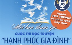 Độc giả khắp nơi không chỉ hào hứng 'khoe' giọng thi đọc truyện 'Hạnh phúc gia đình'...