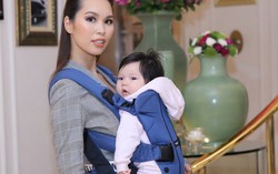 Hà Anh địu con gái Myla đi dự sự kiện kỷ niệm 45 năm quan hệ Anh - Việt