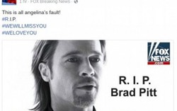 Điện thoại có nguy cơ dính mã độc vì một tin dữ về Brad Pitt