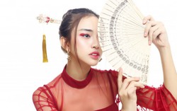 Thiên Nga The face đẹp ma mị trong bộ ảnh đậm chất Á Đông