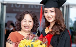 Á hậu Thụy Vân biết ơn mẹ vì đã 'ép' cô học thạc sĩ