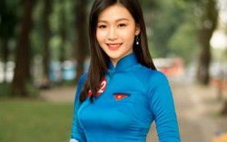 Ngắm thí sinh Hoa khôi sinh viên trong tà áo dài màu xanh tình nguyện