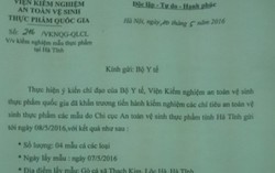 Các mẫu hải sản ở Hà Tĩnh không có hàm lượng xyanua, phenol