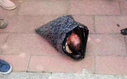Gói con vào túi nhựa rồi chuyển phát nhanh đến trại trẻ mồ côi