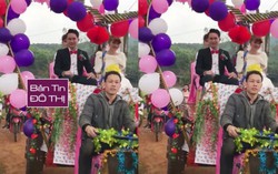 Rước dâu bằng xe công nông "gây bão" ngày giáp Tết