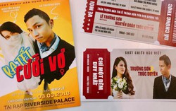 Thiệp cưới độc lạ như poster và vé mời xem phim