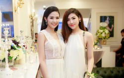 Ngọc Hân, Tú Anh khoe lưng trần với đầm trắng gợi cảm