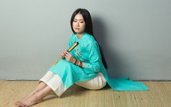 Á khôi Miss Photo Thạch Thảo đẹp thanh thoát với BST Thiền của NTK Hoài Sang