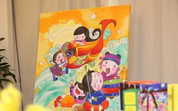 Gợi ký ức Trung thu xưa với bộ tranh ‘Trở về’