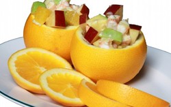 Salad cam cho những bữa ăn nhẹ