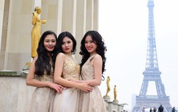 Top 3 Miss Photo 2017 chụp ảnh thời trang giữa trời Paris âm 2 độ