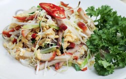 Bún xào thanh cua thơm lừng